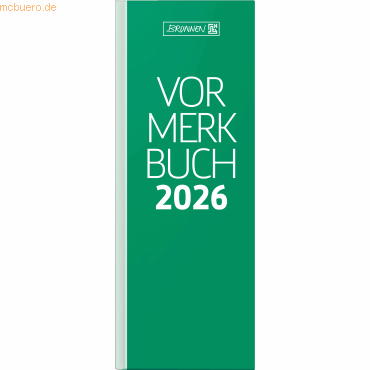 4061947144376 - Vormerkbuch 785 11x297cm 1 Tag Seite Deckenband grün 2026 4061947144376 - Vormerkbuch 785 11x297cm 1 Tag Seite Deckenband grün 2026