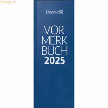 4061947128666 - Vormerkbuch 786 11x297cm 1 Tag 2 Seiten Balacron-Deckenband b
