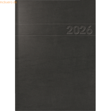 4061947144390 - Buchkalender 787 A4 1 Tag Seite Schaumfolien-Einband schwarz 2 4061947144390 - Buchkalender 787 A4 1 Tag Seite Schaumfolien-Einband schwarz 2