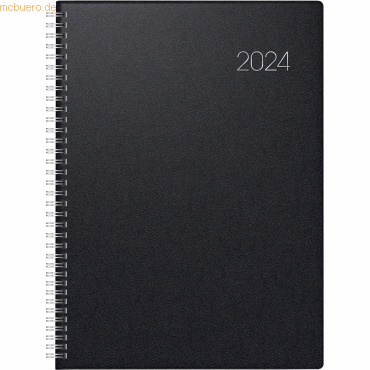 4061947107876 - Tageskalender Buchkalender 2024 Modell 787 Balacron-Einband schwarz Ringbindung 4061947107876 - Tageskalender Buchkalender 2024 Modell 787 Balacron-Einband schwarz Ringbindung