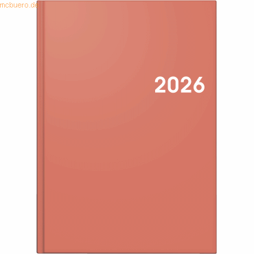 4061947144697 - Buchkalender 795 A5 1 Tag Seite Balacron-Einband coral 2026 4061947144697 - Buchkalender 795 A5 1 Tag Seite Balacron-Einband coral 2026
