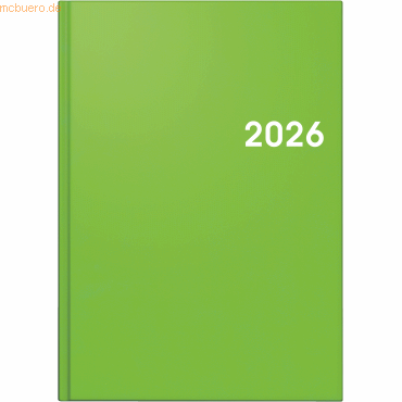 4061947144703 - Buchkalender 795 A5 1 Tag Seite Balacron-Einband hellgrün 2026