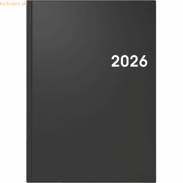 4061947144741 - Buchkalender 795 A5 1 Tag Seite Balacron-Einband schwarz 2026 4061947144741 - Buchkalender 795 A5 1 Tag Seite Balacron-Einband schwarz 2026