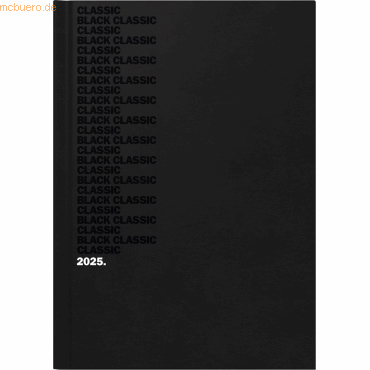 4061947129069 - Buchkalender 795 Black Classic A5 1 Tag Seite Balacron schwarz 4061947129069 - Buchkalender 795 Black Classic A5 1 Tag Seite Balacron schwarz