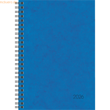4061947144772 - Buchkalender 796 A5 1 Woche 2 Seiten Karton-Einband blau 2026 4061947144772 - Buchkalender 796 A5 1 Woche 2 Seiten Karton-Einband blau 2026