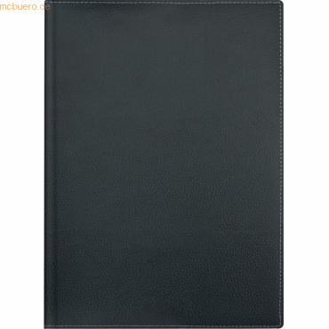 4061947129243 - Buchkalender 796 A5 1 Woche 2 Seiten Kunstleder-Einband schwar 4061947129243 - Buchkalender 796 A5 1 Woche 2 Seiten Kunstleder-Einband schwar
