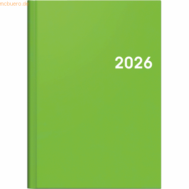 4061947144994 - Buchkalender 796 A5 1 Woche 2 Seiten grün 2026