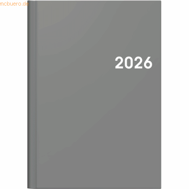 4061947145007 - Buchkalender 796 A5 1 Woche 2 Seiten grau 2026 4061947145007 - Buchkalender 796 A5 1 Woche 2 Seiten grau 2026