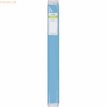 4005329053528 - 10 x Krepppapier Rolle 32g qm 50cmx25m wasserblau