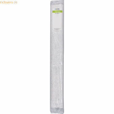 4005329091230 - 10 x Krepppapier Rolle 32g qm 50cmx25m silber 4005329091230 - 10 x Krepppapier Rolle 32g qm 50cmx25m silber