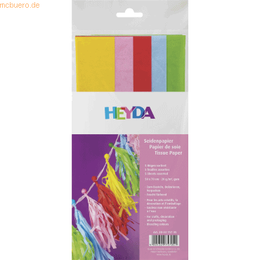 4005329757051 - 10 x Seidenpapier 50x70cm 18g qm VE=5 Bögen farbig sortiert 4005329757051 - 10 x Seidenpapier 50x70cm 18g qm VE=5 Bögen farbig sortiert