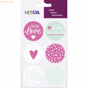 4005329144394 - Geschenke-Sticker Love Durchmesser 40 mm