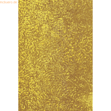 4005329054600 - 5 x Holografie-Klebefolie 100x50cm gold