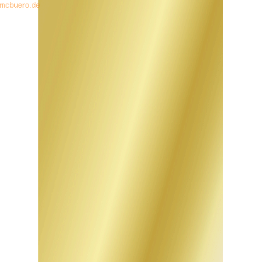 4005329079962 - 100 x Tonpapier 130g qm A4 (21x30cm) gold glänzend