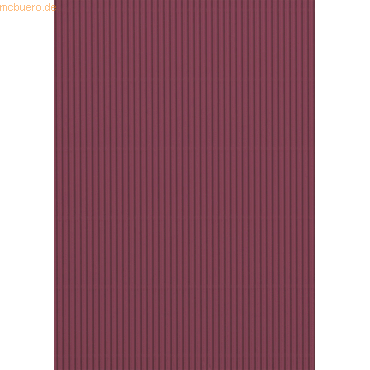 4005329057205 - 10 x Bastellwellkarton 300g qm 50x70cm E-Welle bordeaux