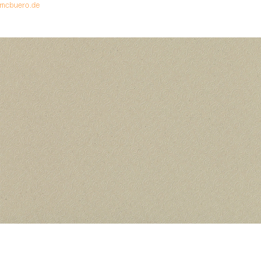 4005329141034 - 10 x Bastelkarton Milano 50x70cm geprägt natur grau