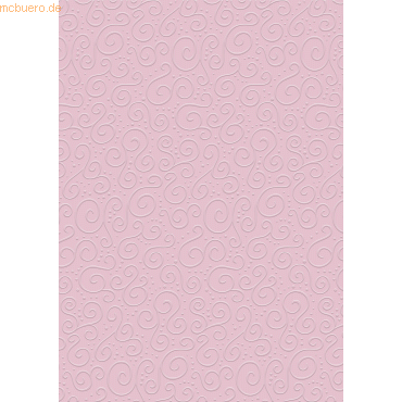 4005329091919 - 20 x Bastelkarton Milano A4 geprägt rosa 4005329091919 - 20 x Bastelkarton Milano A4 geprägt rosa