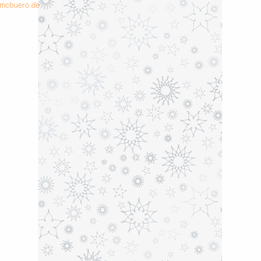 4005329793004 - 10 x Transparent-Papier 50x70cm 115g qm Stardust silber 4005329793004 - 10 x Transparent-Papier 50x70cm 115g qm Stardust silber