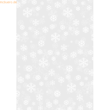 4005329794155 - 10 x Transparent-Papier 50x70cm 115g qm Schneekristalle