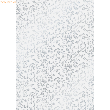 4005329795510 - 25 x Transparent-Papier A4 115g qm Roma silber 4005329795510 - 25 x Transparent-Papier A4 115g qm Roma silber