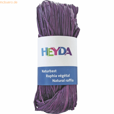 5 x Heyda Naturbast 50g violett