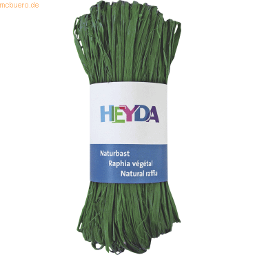 5 x Heyda Naturbast 50g blattgrün