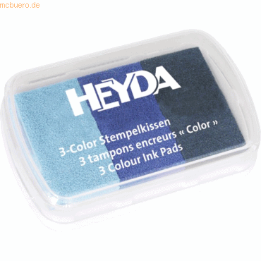 4005329079245 - Stempelkissen 3-Color hellblau mittelblau dunkelblau