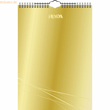 4005329088964 - 5 x Kreativkalender Chromolux A4 gold