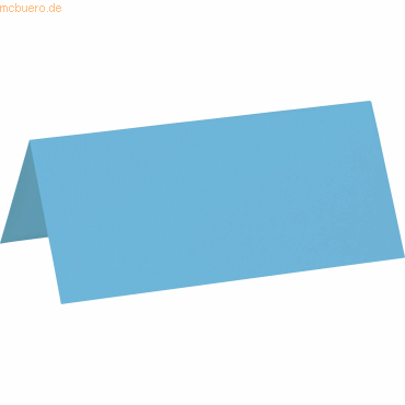 4011643970274 - 50 x Tischkarte 10x45cm 200g qm azurblau 4011643970274 - 50 x Tischkarte 10x45cm 200g qm azurblau