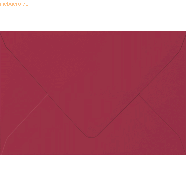 4011643969049 - 50 x Briefumschlag B6 105g qm nassklebend rot