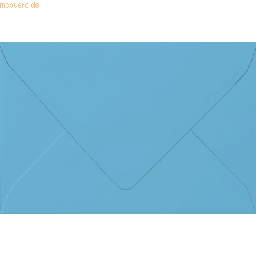 4011643969162 - 50 x Briefumschlag B6 105g qm nassklebend azurblau 4011643969162 - 50 x Briefumschlag B6 105g qm nassklebend azurblau