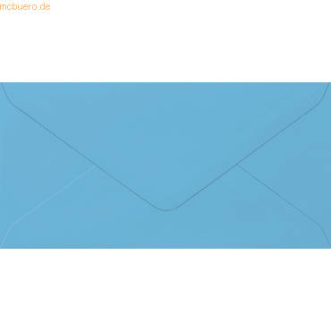 4011643967861 - 50 x Briefumschlag DL 105g qm nassklebend azurblau 4011643967861 - 50 x Briefumschlag DL 105g qm nassklebend azurblau