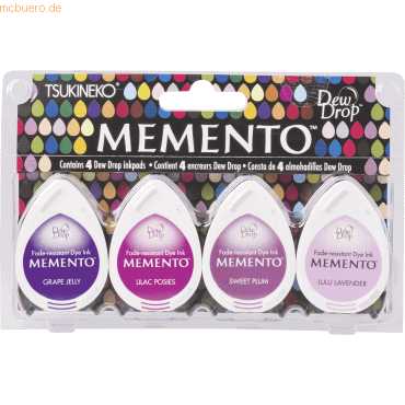 4011643970007 - Stempelkissenset Memento Dew Drop Juicy Purples