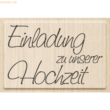 4011643845237 - Motivstempel Einladung zu unserer Hochzeit 65x41cm