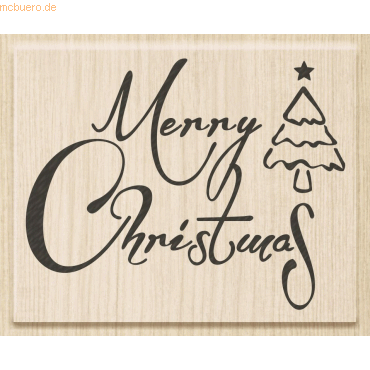 4011643845367 - Motivstempel Merry Christmas 7x55cm 4011643845367 - Motivstempel Merry Christmas 7x55cm