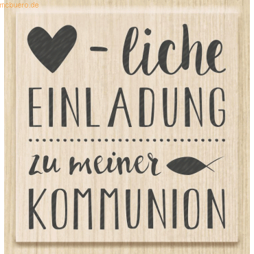 4011643961807 - Motivstempel Herzliche Einladung zur Kommunion 52x54cm 4011643961807 - Motivstempel Herzliche Einladung zur Kommunion 52x54cm