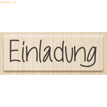 4011643845558 - Motivstempel Einladung 65x2cm 4011643845558 - Motivstempel Einladung 65x2cm