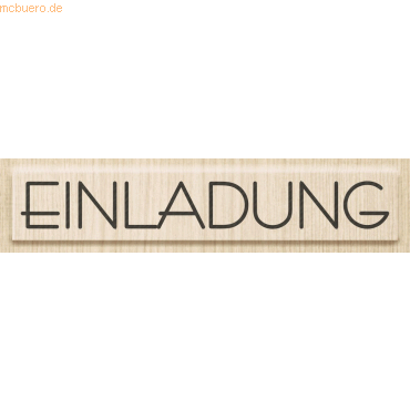 4011643845565 - Motivstempel Einladung 9x13cm