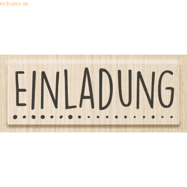 4011643948846 - Motivstempel Einladung 62x2cm 4011643948846 - Motivstempel Einladung 62x2cm