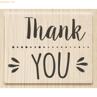 4011643948891 - Motivstempel Thank you 5x38cm 4011643948891 - Motivstempel Thank you 5x38cm