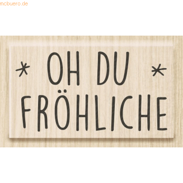 4011643951402 - Motivstempel Oh du Fröhliche 49x26cm