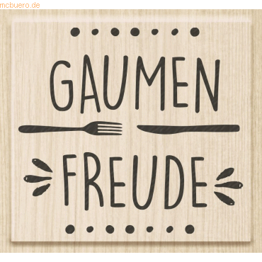 4011643948938 - Motivstempel Gaumen Freude 6x55cm