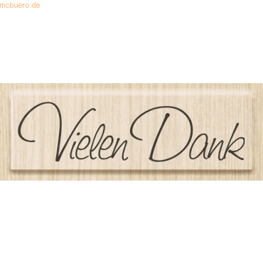 4011643845725 - Motivstempel Vielen Dank 63x17cm