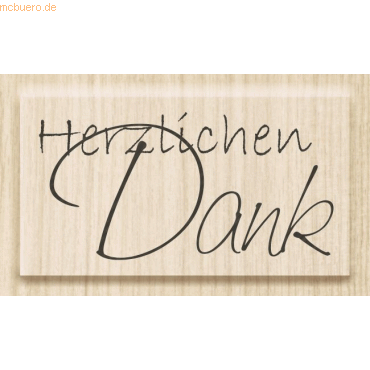 4011643845732 - Motivstempel Herzlichen Dank 47x24cm