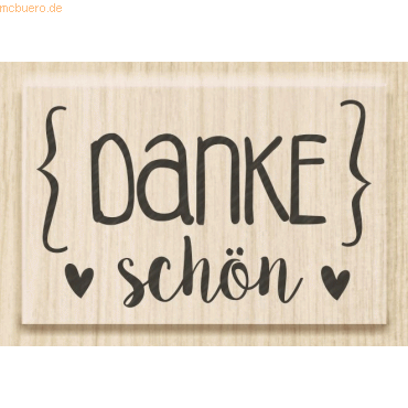 4011643948945 - Motivstempel Danke schön 46x29cm 4011643948945 - Motivstempel Danke schön 46x29cm