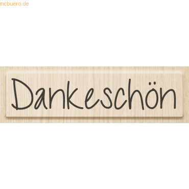 4011643845763 - Motivstempel Dankeschön 8x17cm