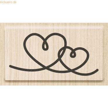 4011643845930 - Motivstempel Doppelherz 5x25cm 4011643845930 - Motivstempel Doppelherz 5x25cm