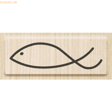 4011643846043 - Motivstempel Fisch modern 5x15cm