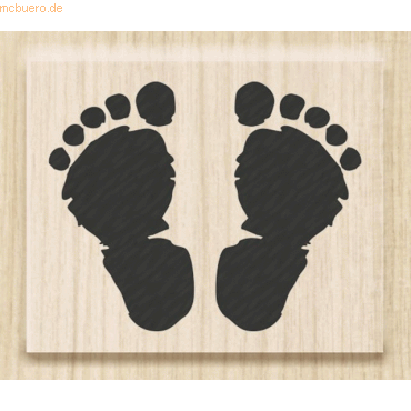 4011643846159 - Motivstempel footsteps 35x28cm