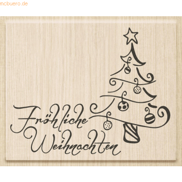 4011643846296 - Motivstempel Fröhliche Weihnachten 8x64cm